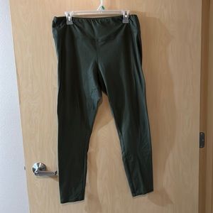 Olive green leggings